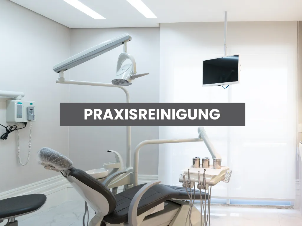 Gereinigter Behandlungsplatz in einer Zahnarztpraxis in Stuttgart
